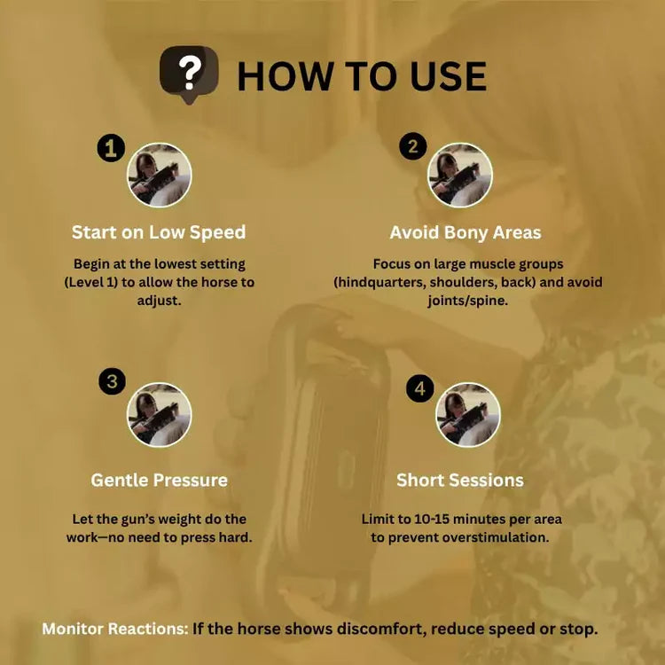 🏷️ EquiSoothe™ Deep Tissue Horse Massager